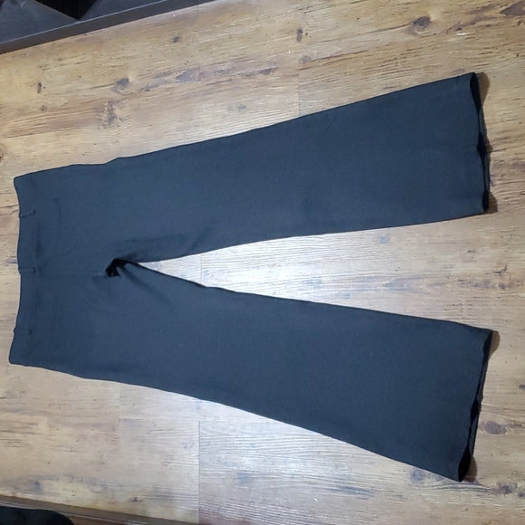 Betabrand charcoal gray straight leg tall pull on stretch trouser pants euc - Picture 6 of 6